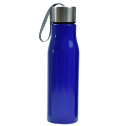 Blue Stainless Steel Bottle with Strap